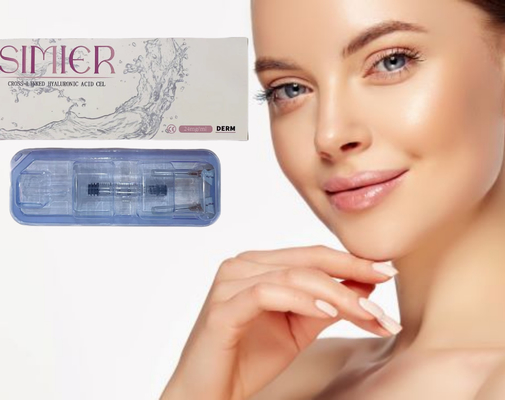 1ml 2ml Crosslinked Hyaluronic Acid Filler 24mg/Ml HA Dermal Fillers