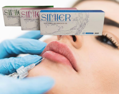 CE Injectable Crosslinked Hyaluronic Acid Filler Lip Injection 24mg/Ml