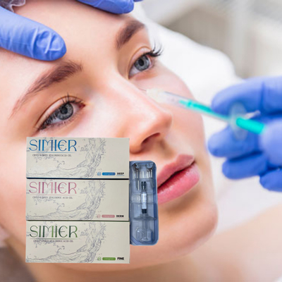 1ml 2ml Crosslinked Hyaluronic Acid Filler 24mg/Ml HA Dermal Fillers