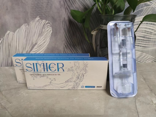 Facial Wrinkle 1mL 2ml Lip Filler Crosslinked Hyaluronic Acid