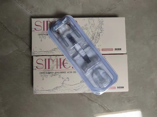 Transparent Dermal Lip Facial Dermal Filler 24mg/Ml Hyaluronic Acid Injections