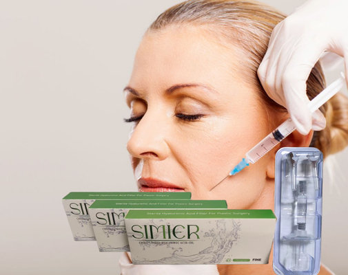 Gel Cross Linked Hyaluronic Acid Lip Filler Anti Wrinkle 1ml 2ml