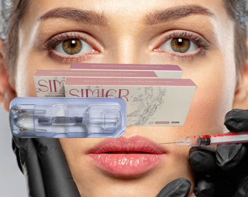 Female Dermal Lip Fillers Cross Linked Hyaluronic Acid 2ml HA Body Filler