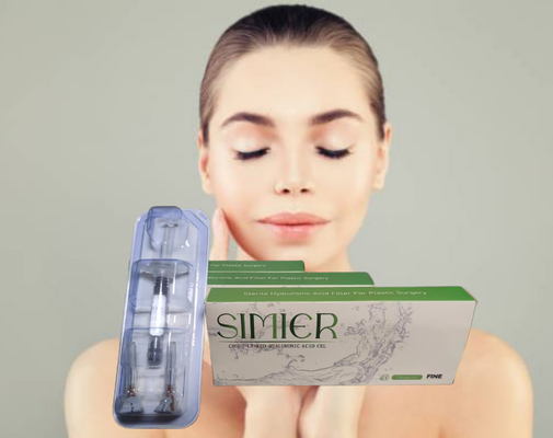 Crosslinked Hyaluronic Acid Injectable Dermal Filler 5ml 30Ml Long Lasting
