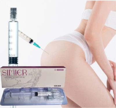 Transparent 100cc Breast Hyaluronic Acid Injections Tear Drop Breast Augmentation