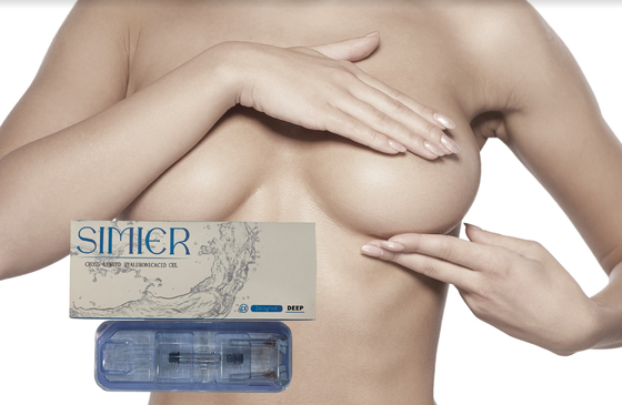 Transparent 100cc Breast Hyaluronic Acid Injections Tear Drop Breast Augmentation