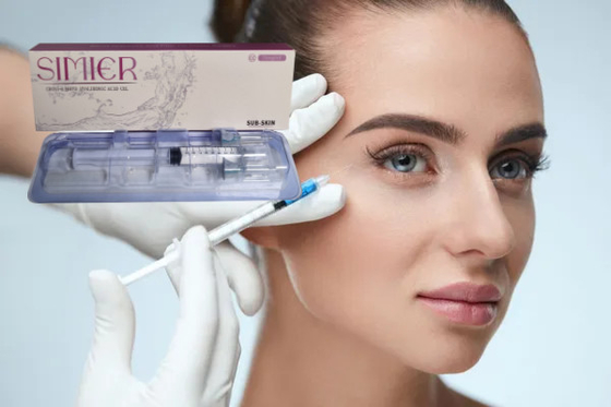 Cross Linked SIMIER Dermal Filler 2ml Hydraulic Acid Injections For Face