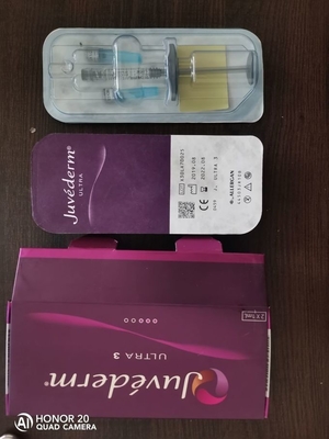Smooth Wrinkles Injectable Dermal Filler Acid Hialuronic Juvederm Ultra 3	2*1ml